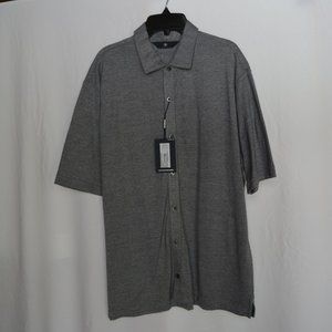 Men's Size L Hart Schaffner Marx Short-Sleeve Button-Down Shirt, NWOT
